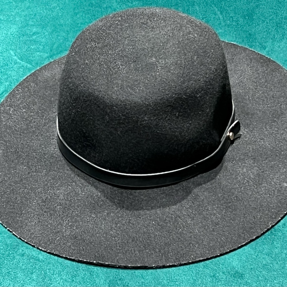 Black fedora hat